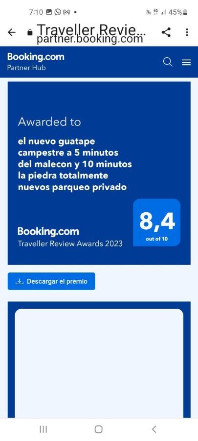 El Paraiso Paisa 5 Minutos Del Malecon Parqueadero Privado A Гуатапе Экстерьер фото